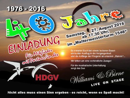 40 Jahre HDGV